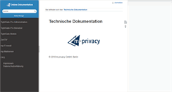 Desktop Screenshot of help.m-privacy.de