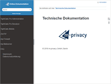 Tablet Screenshot of help.m-privacy.de