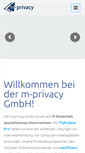 Mobile Screenshot of m-privacy.de
